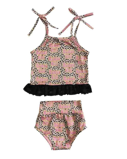 Baby girls western Mama‘s girl bummie sets