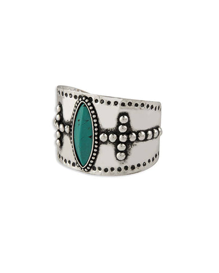 Forever Faith Silver Cuff Bracelet