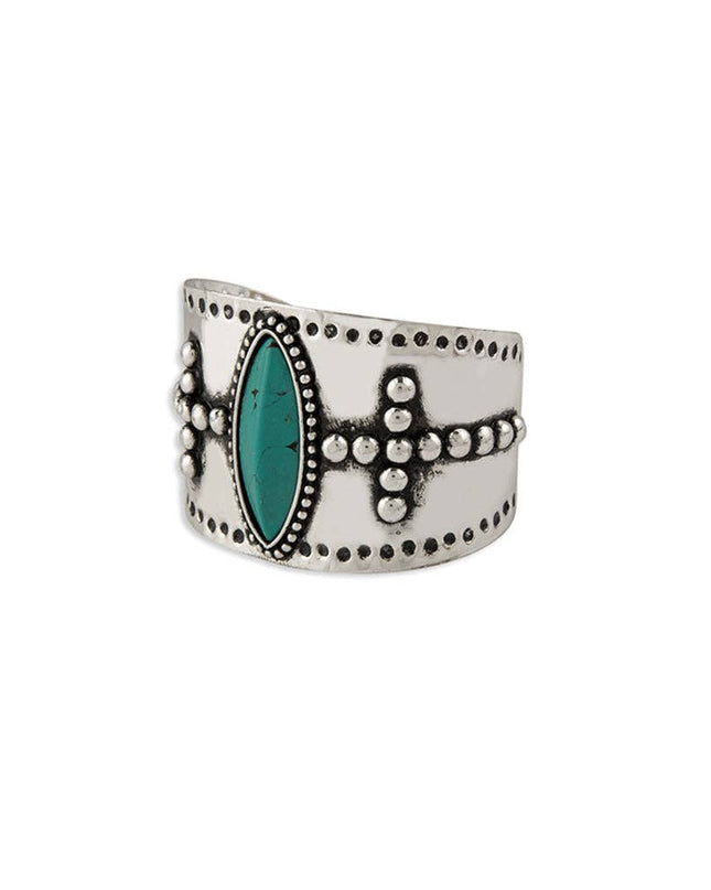 Forever Faith Silver Cuff Bracelet