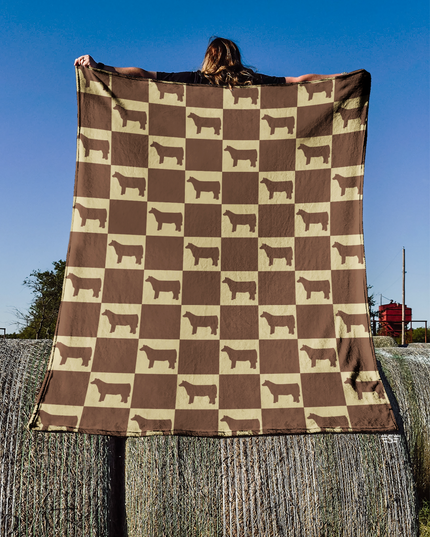 Checked Show Animal Blanket