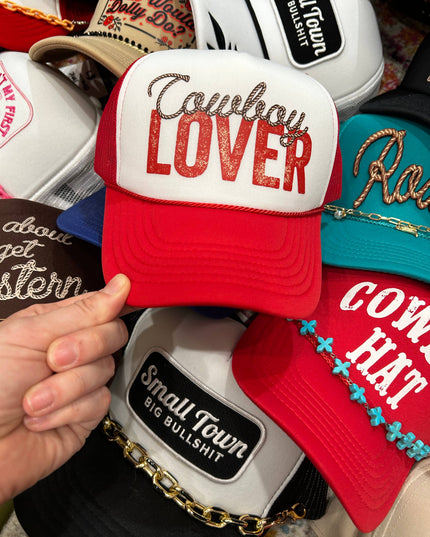 Cowboy Lover Trucker Hat | Western | Rodeo | Valentine