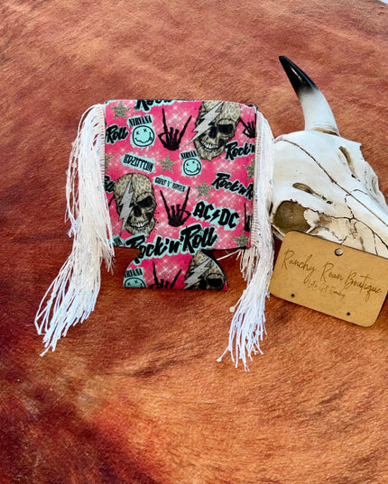 Western Graphic Slim & Regular Fringe Koozie