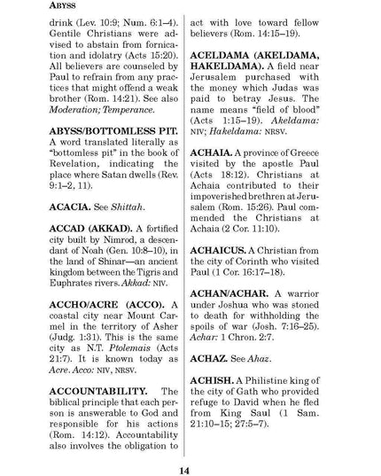 Pocket Bible Dictionary