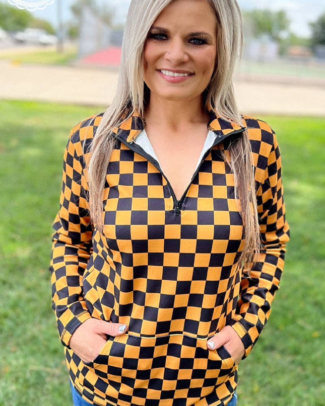Pep Rally Pullover- Gold