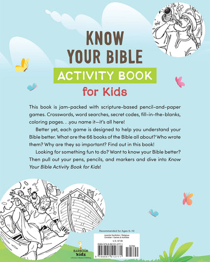 Know Your Bible Activity Book for Kids