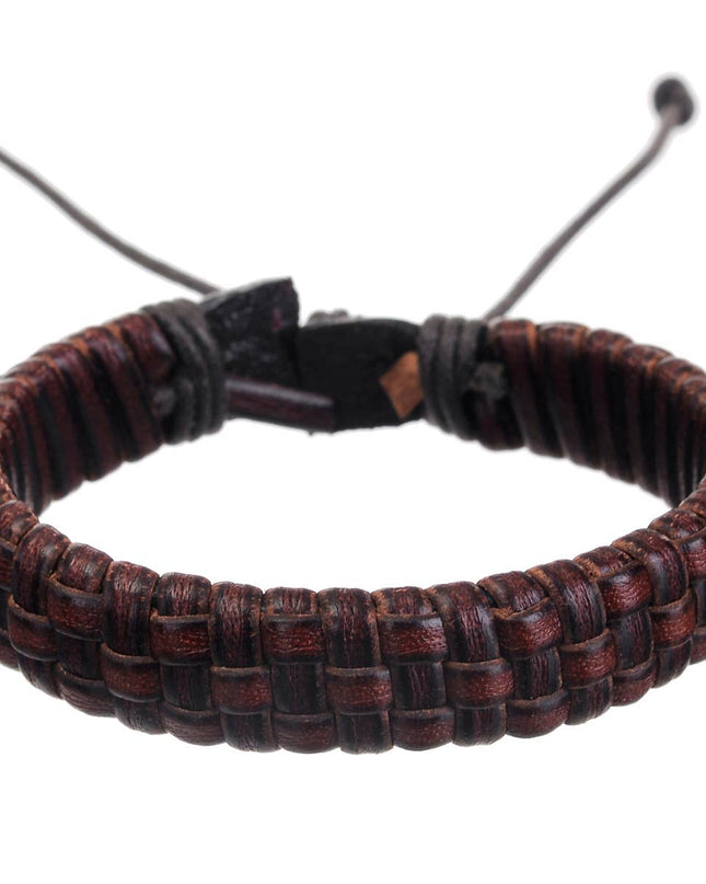 MM Bracelet - Orlando | Men's Woven Leather Bracelet