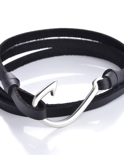 Angler Leather Bracelet