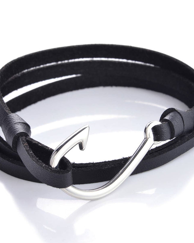 Angler Leather Bracelet