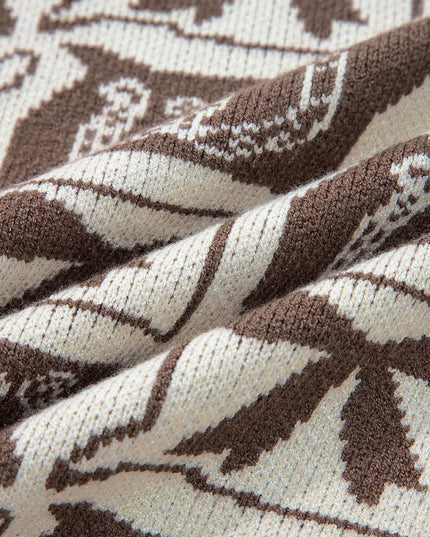 Western Bows & Horseshoes Long Sleeve Sweater