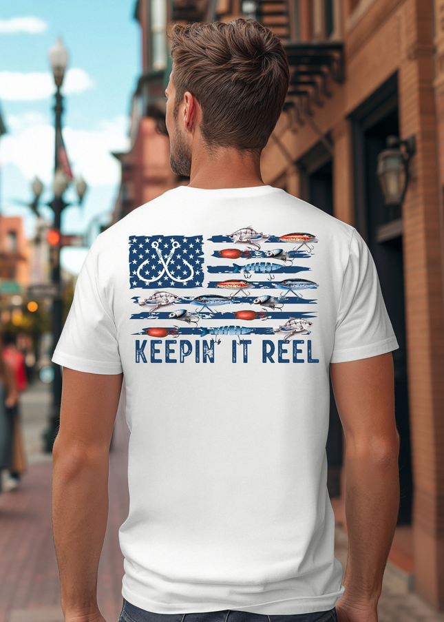 Mens Keepin' It Reel Graphic Tee