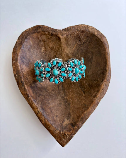 Western Concho Stone Stretch Bracelet