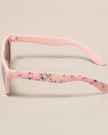 Kids Colorful Butterfly Pattern Sunglasses