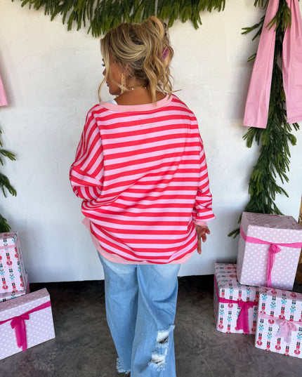 JOLLY & MERRY OVERSIZED PULLOVER