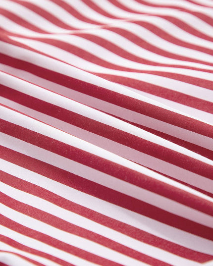 FB Stripe Patch Pocket Long Sleeve Buttoned Shirt