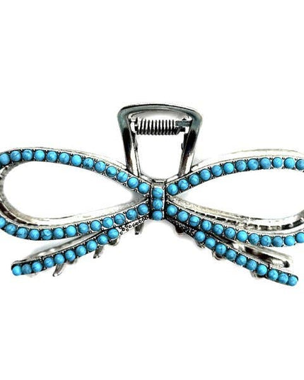 Western Ribbon Navajo Pearl Hair Claw