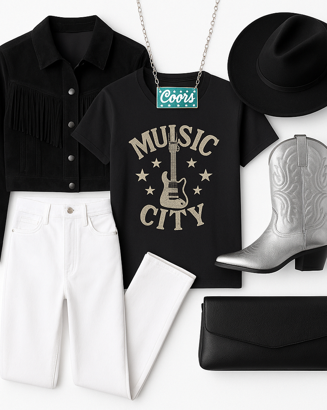 Summertime Western Rowdy Country Cowboy Necklace