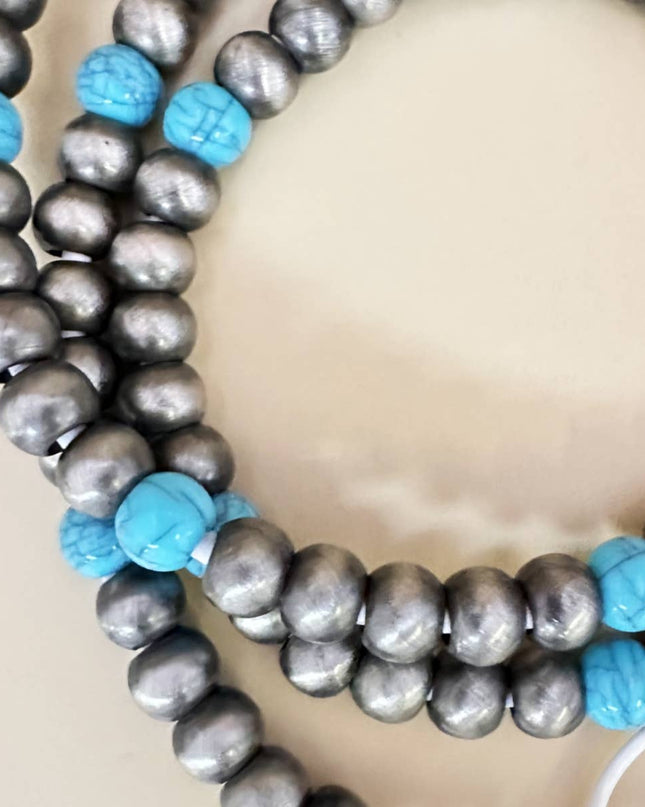 BEADED PHONE CHARGING CABLE 4-IN-1