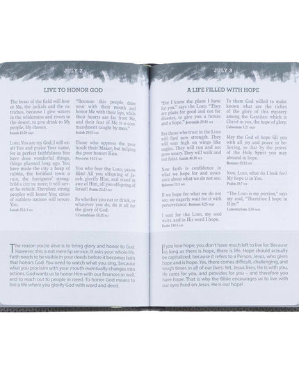 Pocket Bible Devotional for Guys Faux Leather