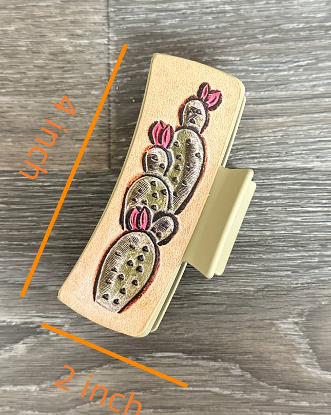 WESTERN PRINT HAIR CLIP
