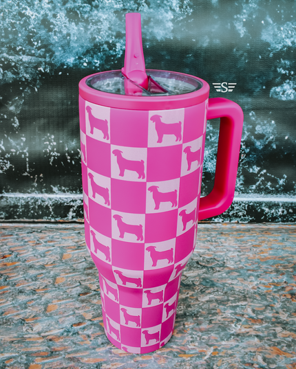 Checked Show Animal 40oz Cup