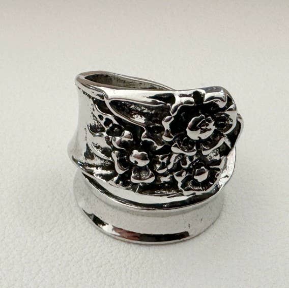 VINTAGE BOHO FLORAL STATEMENT RINGS | 40R129