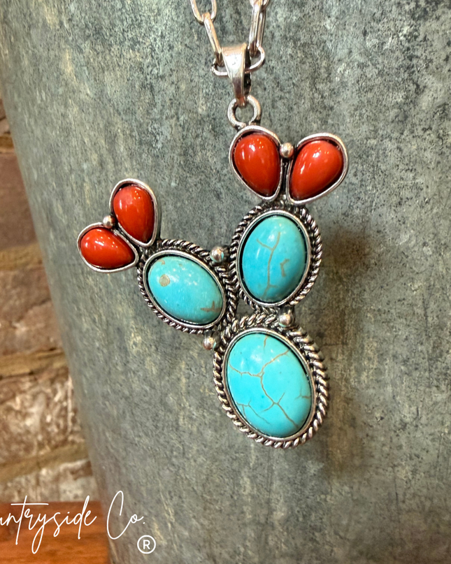 Cactus Statement Necklace