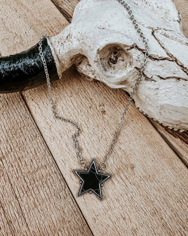 The Black Star Necklace