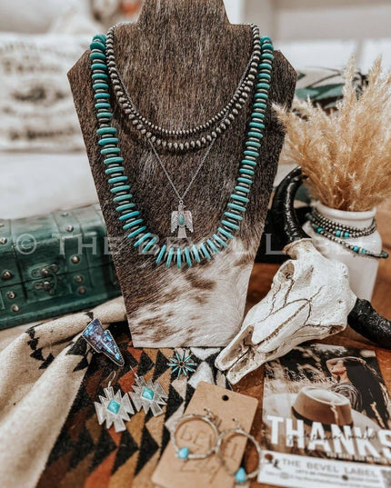 Western Pearl Layered Mini Necklace
