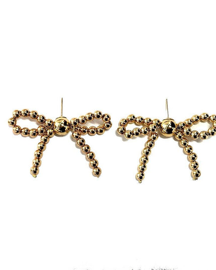 WESTERN NAVAJO PEALR RIBBON EARRINGS