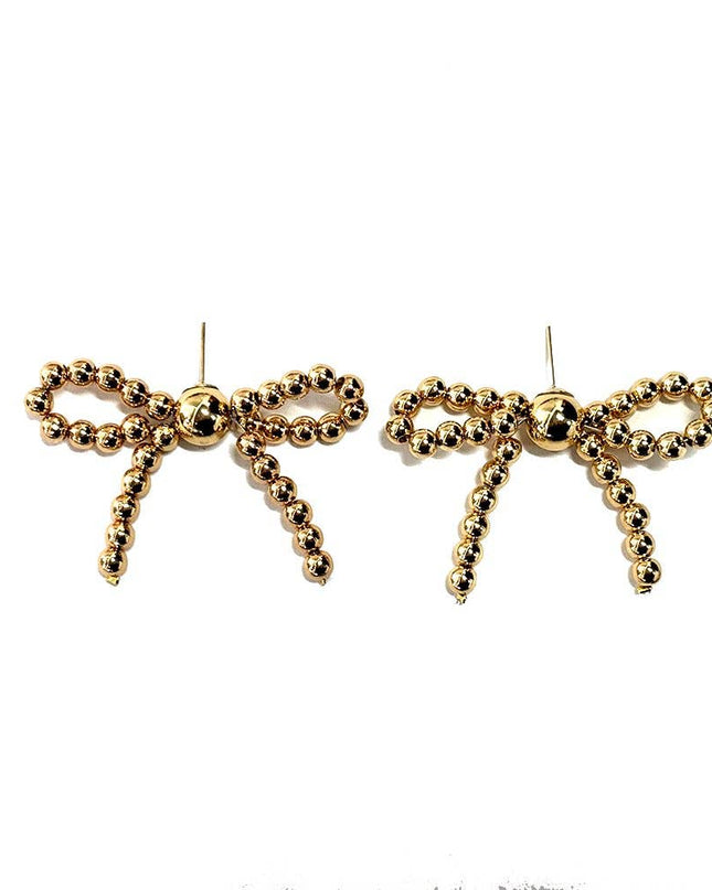 WESTERN NAVAJO PEALR RIBBON EARRINGS