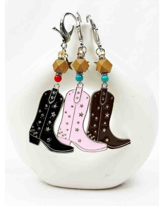 Western Theme Cowboy Boot Keychain