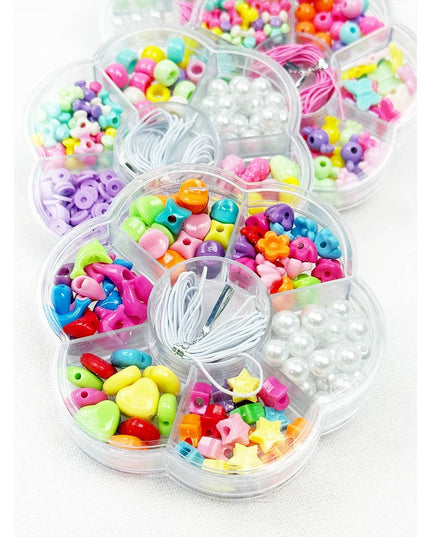 DIY Bracelet Making Pearl Color Mix Beads Set