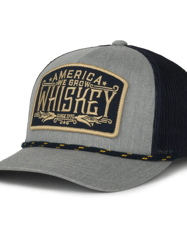 We Grow Whiskey Hat-Gray