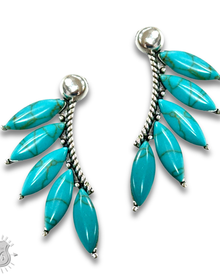 Marquise stone post earring - LC