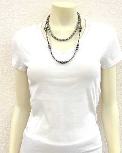 739123, 22" Handmade Navajo Bead Necklace
