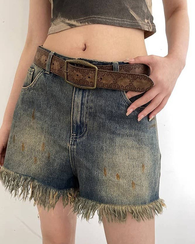 Retro Embossed Waistband ZK1372