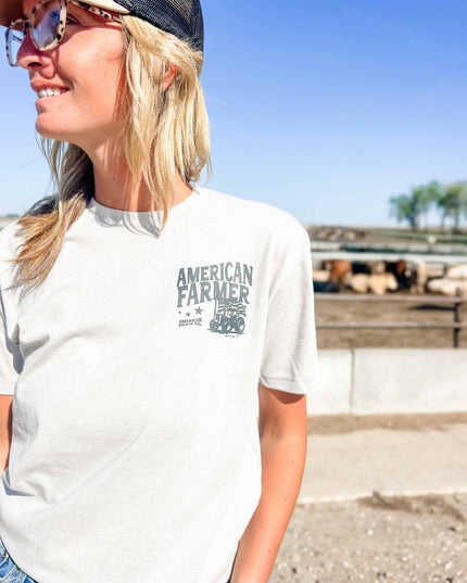 Western Classic 'American Farmer' Graphic Tee