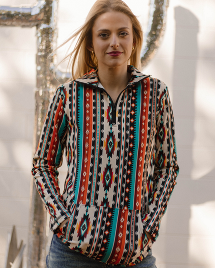 Sunburst Stampede Pullover