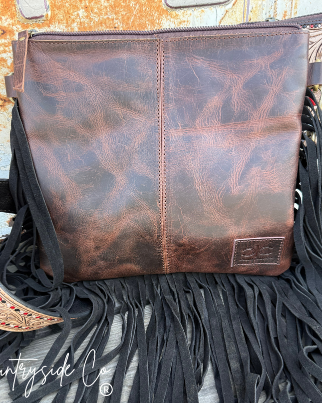 Rodeo Darling Cowhide Fringe Purse
