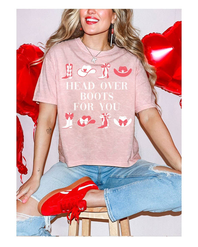 HEAD OVER BOOTS FOR YOU  MINERAL GRAPHIC TOP