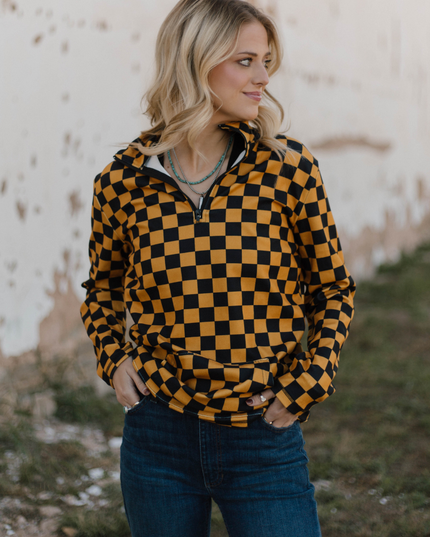 Pep Rally Pullover- Gold