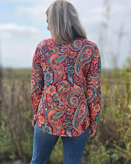 Paisley On The Plains Top