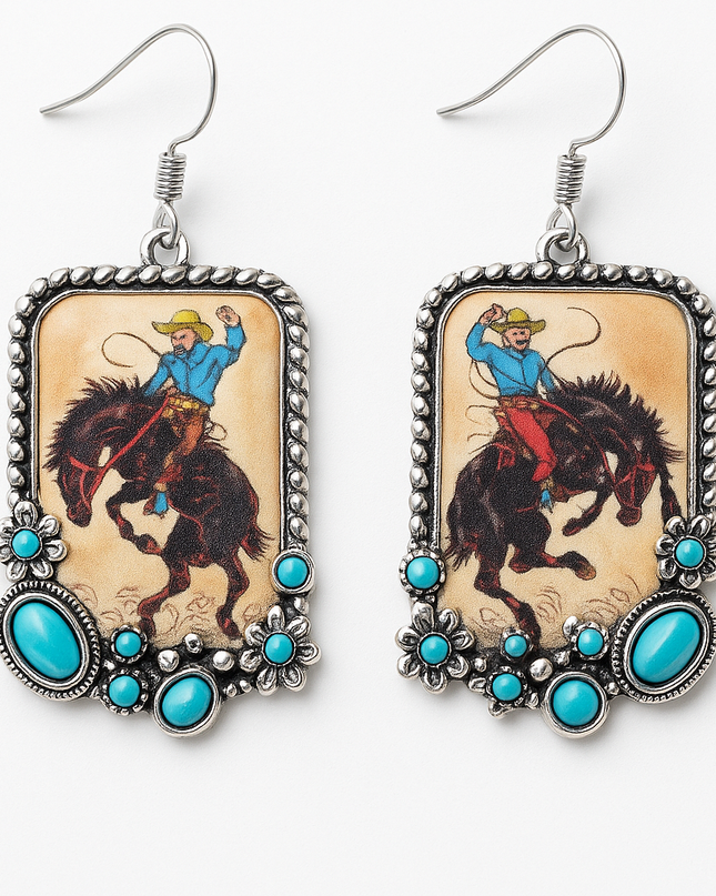 Wild Rider Turquoise Drops