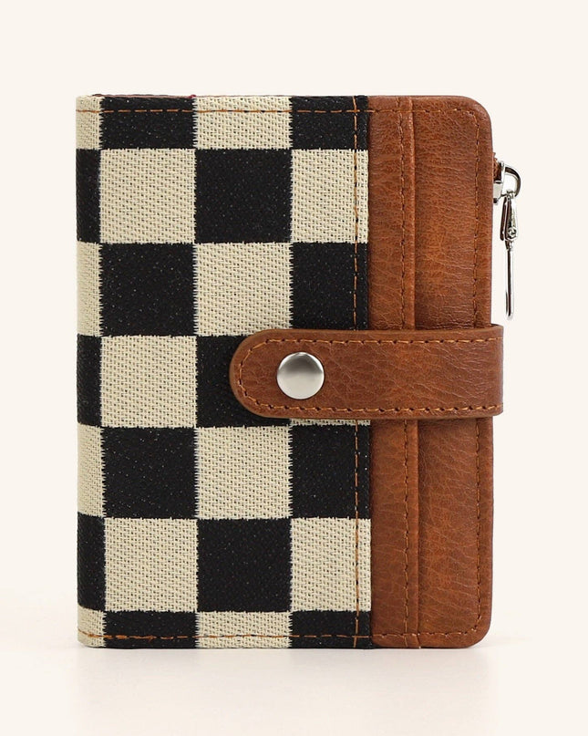 Wilma Mixed Media Fold-Over Wallet