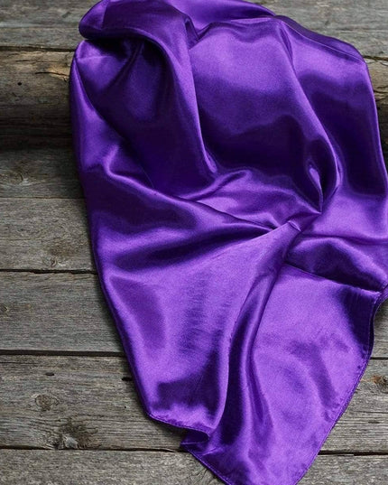 35X35" Solid Purple Wild Rag / Scarf WRS1