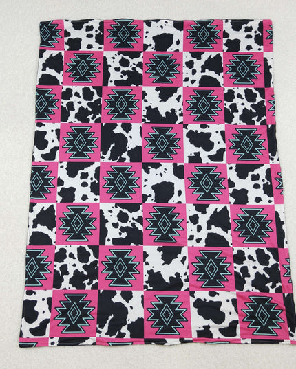 Baby Toddler Children Western Aztec Minky Blankets