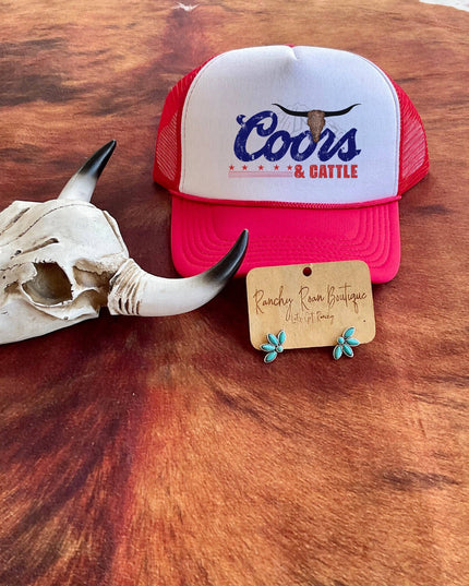Cattle & Beer Western Foam Trucker Hat
