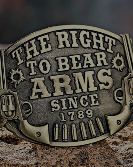 The 2nd Amendment Belt Buckle The Right To Bear Arm 1780