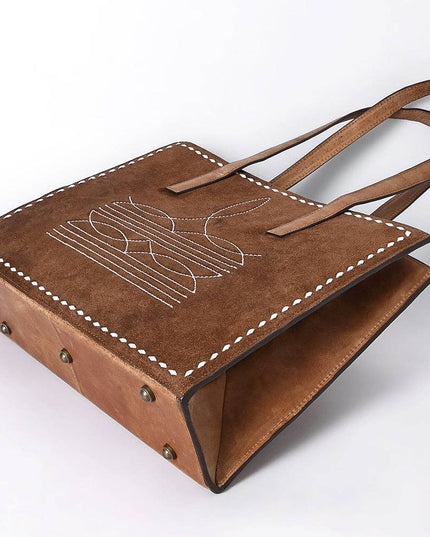 ADBGM517 Tote Genuine Western Suede Leather women bag