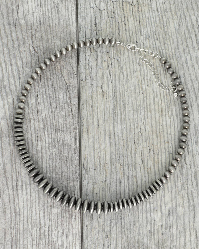 Western Navajo Pearl Beaded Collar Necklace